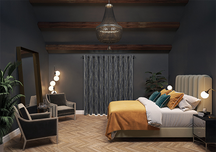 Willow Field, Onyx - Made to Measure Curtains - Image 15